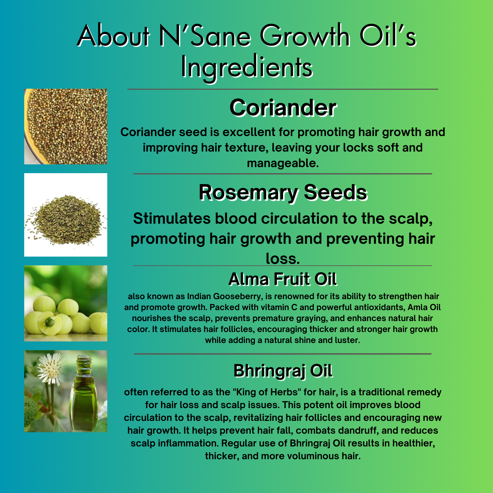 Herb N'fused N'sane Growth Oil