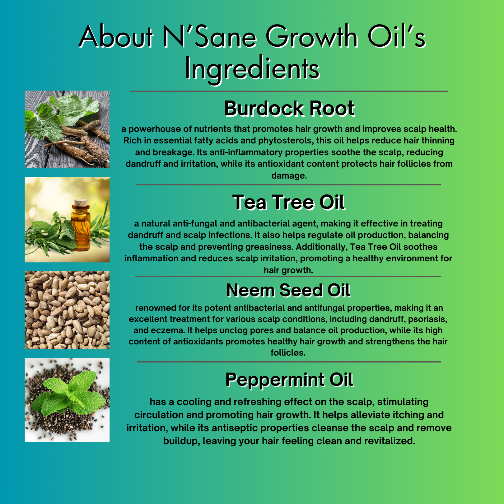 Herb N'fused N'sane Growth Oil