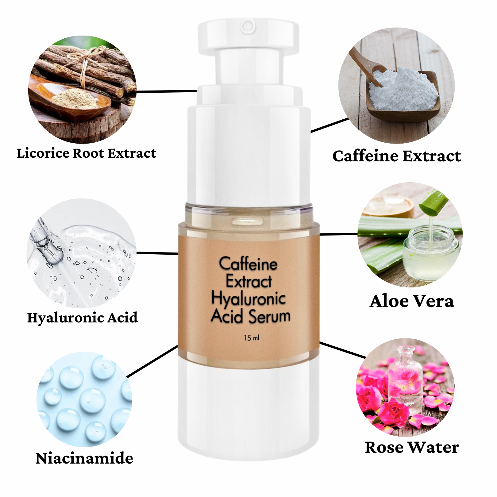 Caffeine + Licorice Root Hyaluronic Acid Serum