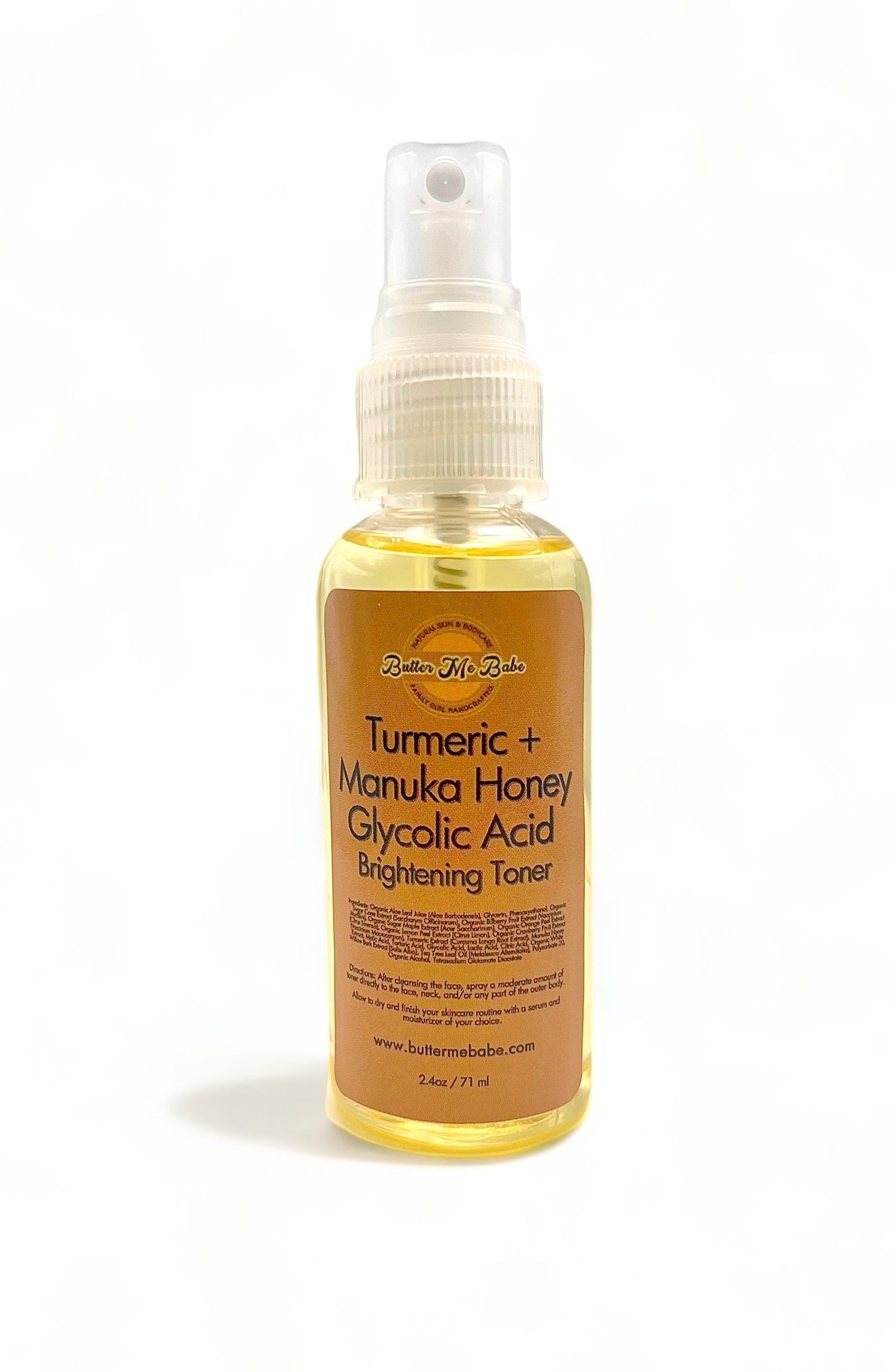 Turmeric + Manuka Honey Glycolic Acid Brightening Toner