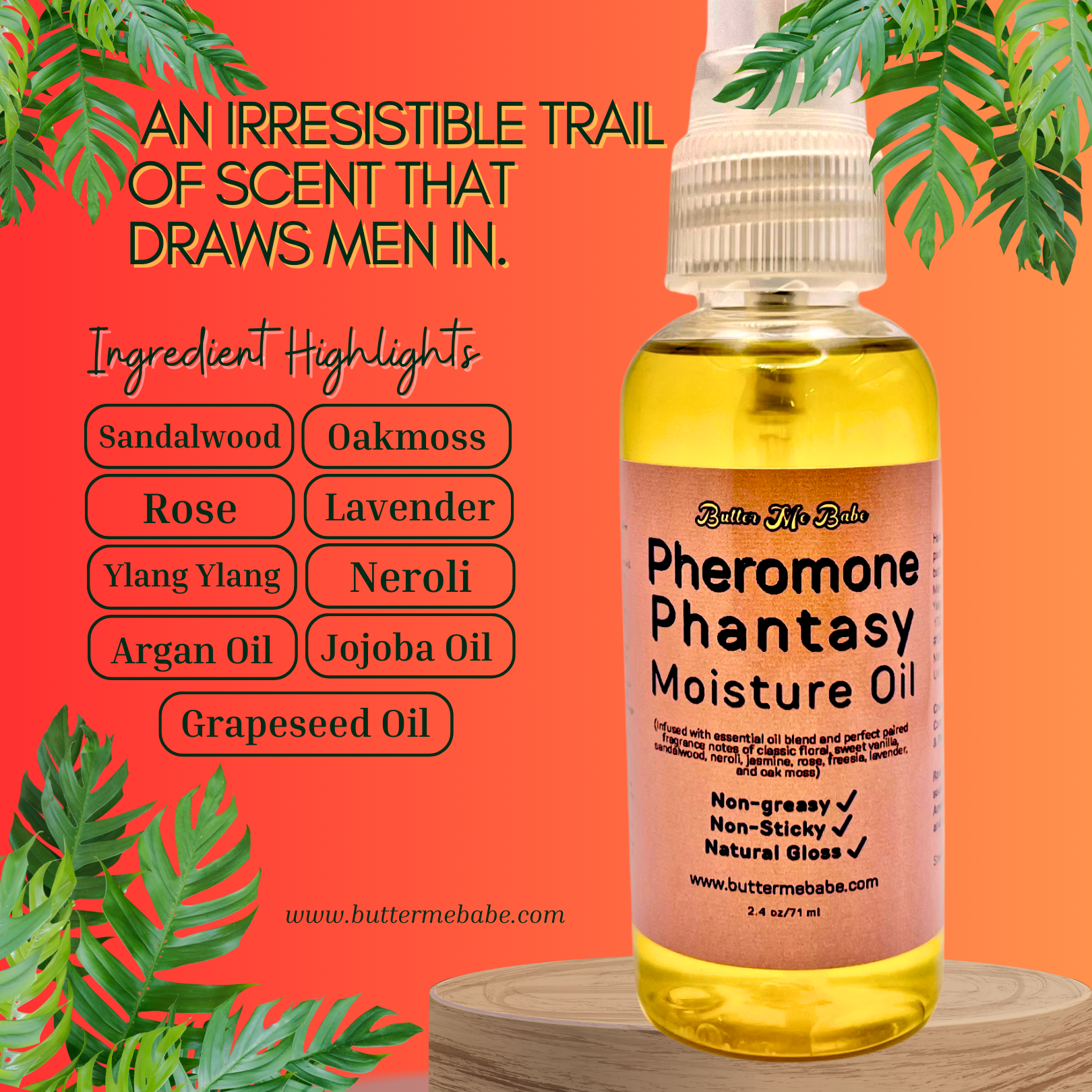 Pheromone Phantasy After Shower Spray Moisture Oil