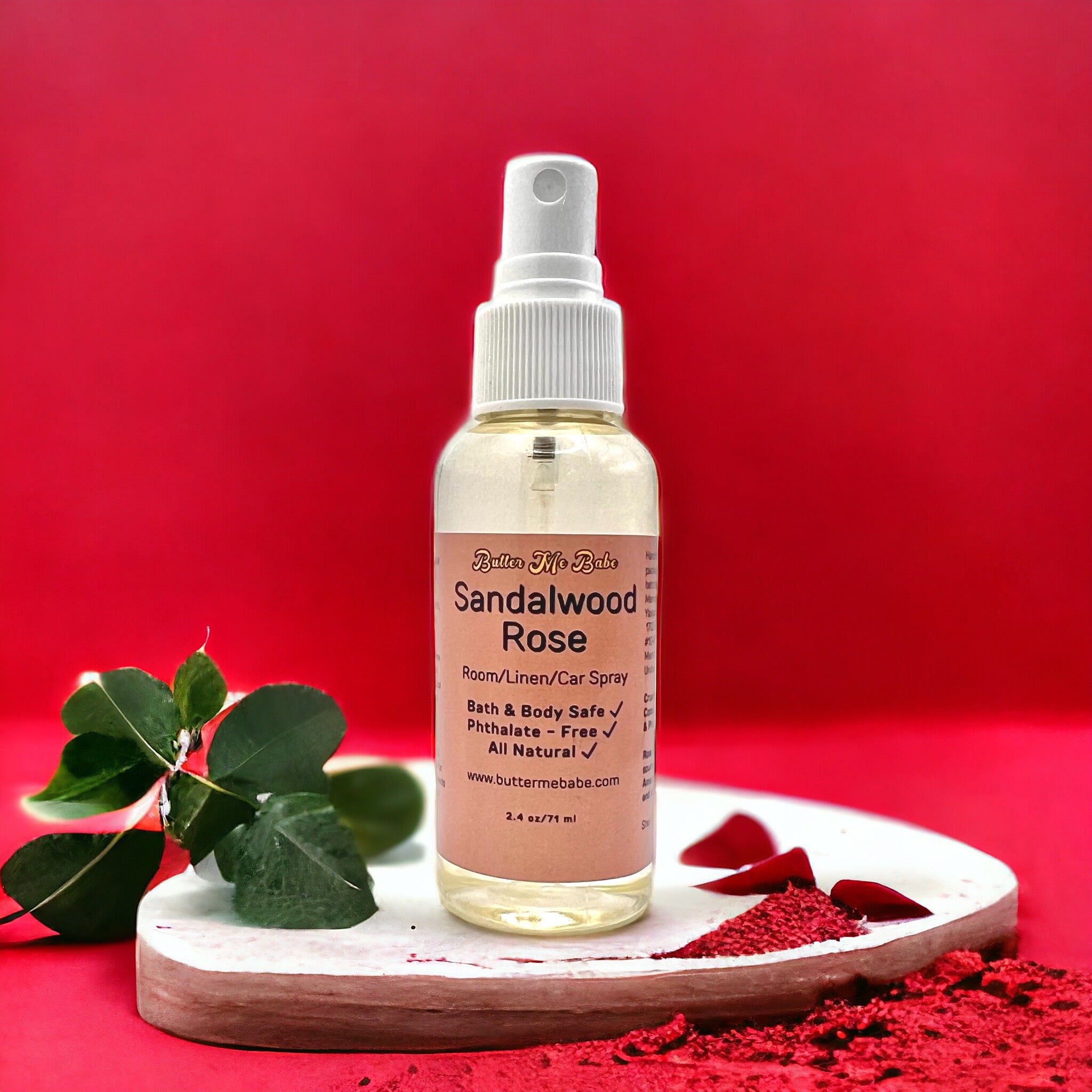 Sandalwood Rose Room/Linen Spray (Natural - Water based)