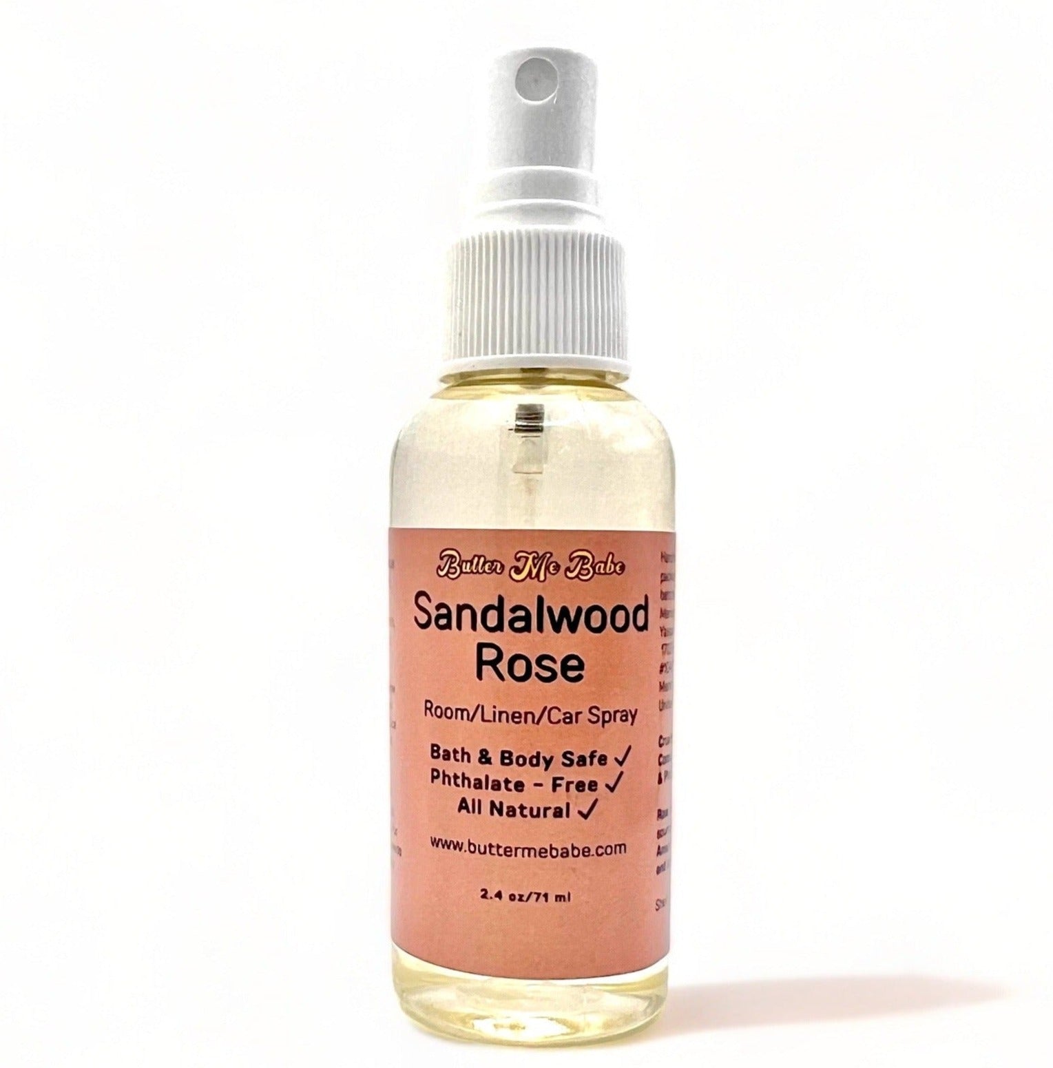 Sandalwood Rose Room/Linen Spray (Natural - Water based)